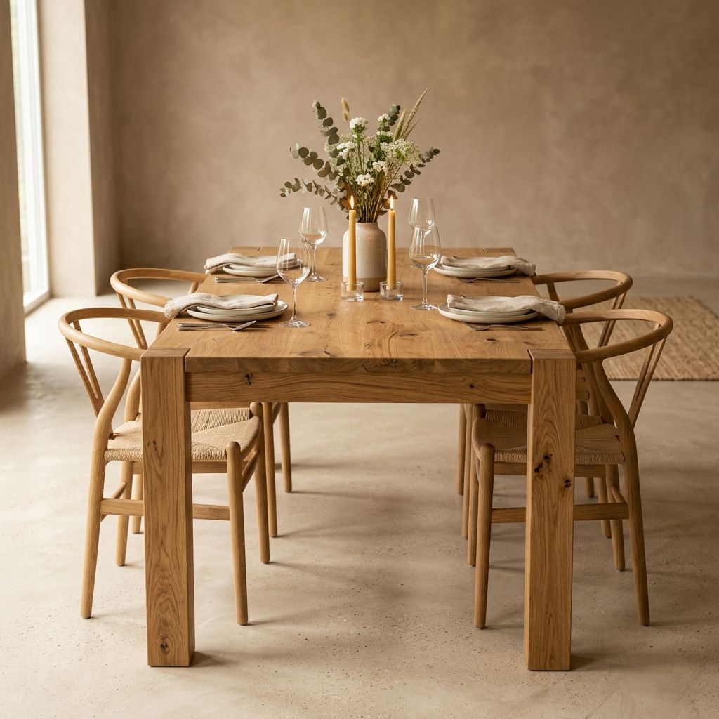 Mesa comedor Roble 6p